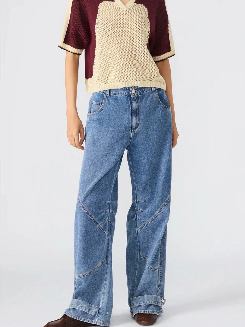 Steve Madden Light Blue Relaxed Boyfriend Jeans
